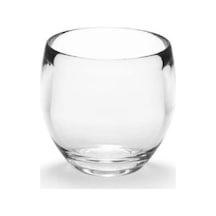 020161-165 Droplet Akrilik Banyo Bardağı, Şeffaf Siyah