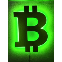 Bitcoin Btc Led Işıklı Tablo (524628174)