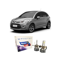 Citroen C3 Led Xenon Kısa Far Ampulü H7 Mono Yeni Seri Beyaz 2002 - 2016