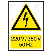 220V / 380V 50 Hz Levhası