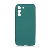 Kilifone - Samsung Uyumlu Galaxy S21 Fe - Kılıf İçi Kadife Koruyucu Mara Lansman Kapak - Koyu Yeşil