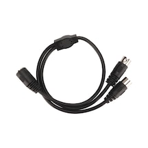 Ximistore9 5pin Din Anahtarlı Mıdı Kablosu - 1 Giriş 2 Çıkış, Pvc Kapaklı, Mıdı Cihazları İçin, Esnek Ve Dayanıklı