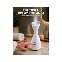 Yüz Buhar Cihazı 80 Ml Su Hazneli Nano İyonik Çok Renkli