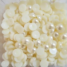 Yarım Incı Yuvarlak 12 Mm 250 Gr Krem