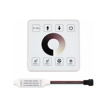 12-24v Kablosuz Duvar Tipi Tek Renk Pixel Şerit Led Kontrol Paneli