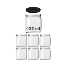 Afracam 10-1000 Ml Farklı Boyutlarda Kavanoz 10-1000 Arası Cc Konserve Metal Kapaklı Cam Kavanoz 6 Adet Şeffaf, 4 Diğer