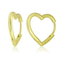Gümüş Gold Loved Yazılı Taşsız Kalp Kadın Küpe Çok Renkli
