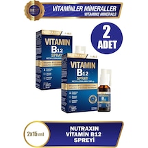 Nutraxin Vitamin B12 Sprey 15 Ml 2 Adet