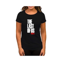 The last of Us Part 2 Yazı Siyah Kadın Tişört Siyah