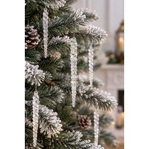 Yılbaşı Ağacı Süsü Buz Sarkıtı 17 Cm 6lı Diğer