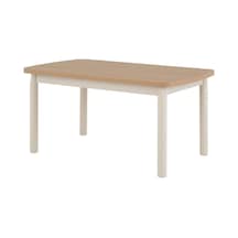 Santo Ortadan Açılır Yemek Masası 90x150 Cm Krem