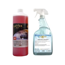 Luxor -42 Derece Kırmızı Antifriz 1 Lt + Kar Buz Çözücü 1 Lt