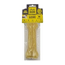 Deri Köpek Çiğneti Pres Kemik 1x15cm Natural