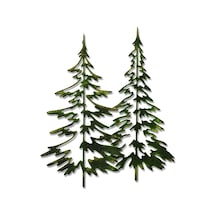 660978 Thinlits Kalıp Seti, Woodlands, Tim Holtz, 2/paket