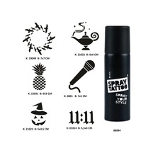 Hayalperest Modeller Spray Tattoo Geçici Dövme Seti Dark Sprey Dövme Kiti