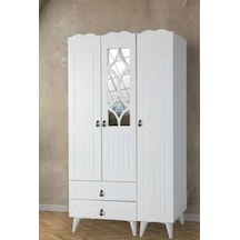 Kdl 3 Kapılı 2 Çekmeceli Aynalı Şahin Dolap