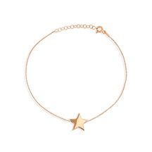 Argentum Concept Yıldız Motifli 925 Ayar Gümüş Halhal - H001501 Pembe