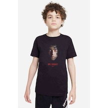 Tshirthane Mr Robot Baskılı Unisex Çocuk Siyah T-Shirt (534607119)