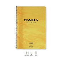 Manilla Ofis Defter A4 Kareli Sarı Sarı