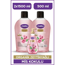 Organik Zeytinyağlı Kiraz Çiçeği Sıvı Sabun 1,5 1,5 500ml
