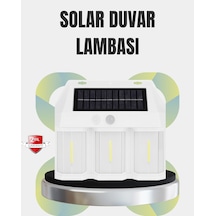 Pır Sensörlü Solar Lamba - Otomatik Şarj Ve Gece Aydınlatma