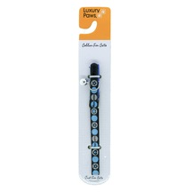 Luxury Paws Kedi Boyun Tasması Reflektif Mavi 10mm-32CM