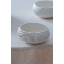 Acar Bianco Perla Porselen Yuvarlak Kase - 11 Cm Beyaz