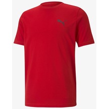 Puma Actıve Small Logo Tee Erkek Kırmızı T-shirt 58672511