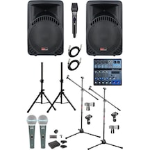 Lastvoice Ample Surface-paket-2 Aktif Hoparlör Ve Mixer Full Ses Sistemi Seti