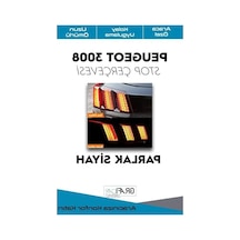 Petek Desenli Stop Sticker, Kolay Uygulama Ve Uzun Ömürlü, Parlak Siyah Abanoz