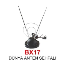 Swat Bx17 Tv Üstü Sehbalı Dünya Anten Karasal Anten Tv Üstü Anten