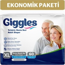 Giggles Yetişkin Bel Bantlı Hasta Bezi Extralarge 60 Adet XL