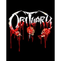 Zepplin Giyim Obituary Blood Skull Büyük Sırt Patch Yama