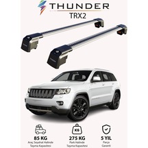 Jeep Grand Cherokee 2011-sonrası Trx2 Thunder Carrier Kilitli Ara Atkı Taşıyıcı Tavan Barı Siyah