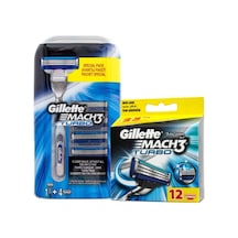 Gillette Mach-3 Turbo 1up Tıraş Makinesi + 16 Başlık