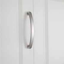 10 Adet Mobilya Kulpu, Gümüş Alüminyum Mutfak Dolabı Kapı Kolu Dolaplar İçin Mutfak Mobilya Kulpu, Delik Mesafesi 128 Mm