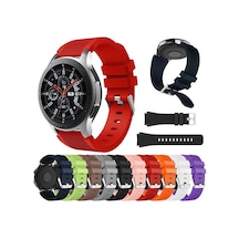 ​​Samsung Galaxy Uyumlu Watch Gear S3 / 46Mm / 3 45Mm Kordon Çizgili Sil