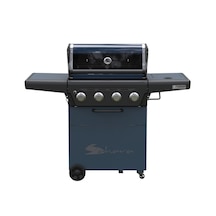 Aygaz X450 Klasik Barbekü - 4 Brülör, Elektronik Ateşleme, Mavi Gri, Dış Mekan Kullanımına Uygun Gri