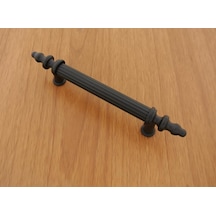 Azimkar Hırdavat Elmas Kulp 5 Adet 96 MM Mat Siyah