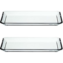 Paşabahçe 68017 Nude Gace Kristal Servis Tabağı - 2'li Set