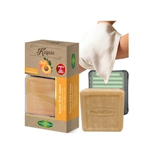 Phytoflora Kayısı Özlü Bitkisel Sabun 125 G + Bitkisel Sabunluk + Kese