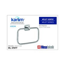 Karlim . Milet Serisi Ml 37077 Krom