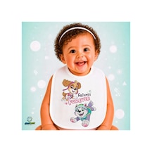 Paw Patrol Keten Bebek Mama Önlüğü Yumuşak - Emici - Yıkanabilir - Özel Tasarım P146 Çok Renkli