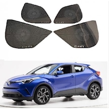 Autogp Toyota C-hr 2016-2019 Hoparlör Kaplama Tıtanyum Sıyah