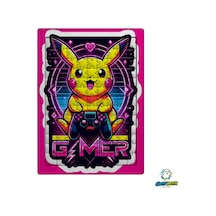 Ghostbastır Design Pikachu 99 Parça Ayaklı Puzzle Dekoratif Çocuk Yapbozu 0177