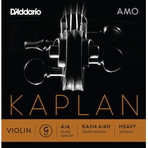 Daddarıo Ka314 Keman Tek Tel, Kaplan Amo, Scale Length 4/4, G- So