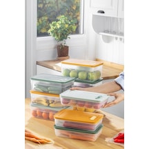 Tupper Model - Vakumlu - Mikrodalga Buzluk Saklama Kabı 5lt Şeffaf