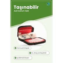 İlk Yardım Çantası Ekipmanı Taşınabilir Acil Durum Sağlık Seti Ev