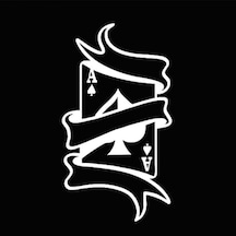 Maça As Poker Kağıt Sticker Yapıştırma Etiket 16Cm Beyaz