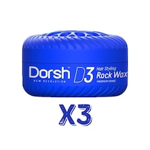 Dorsh Saç Şekillendirici Rock Wax D3 3x150 ML